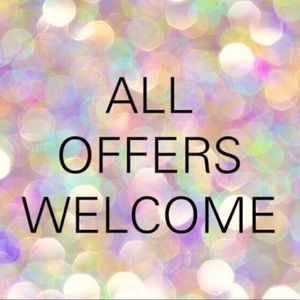 Please make me an offer- all considered